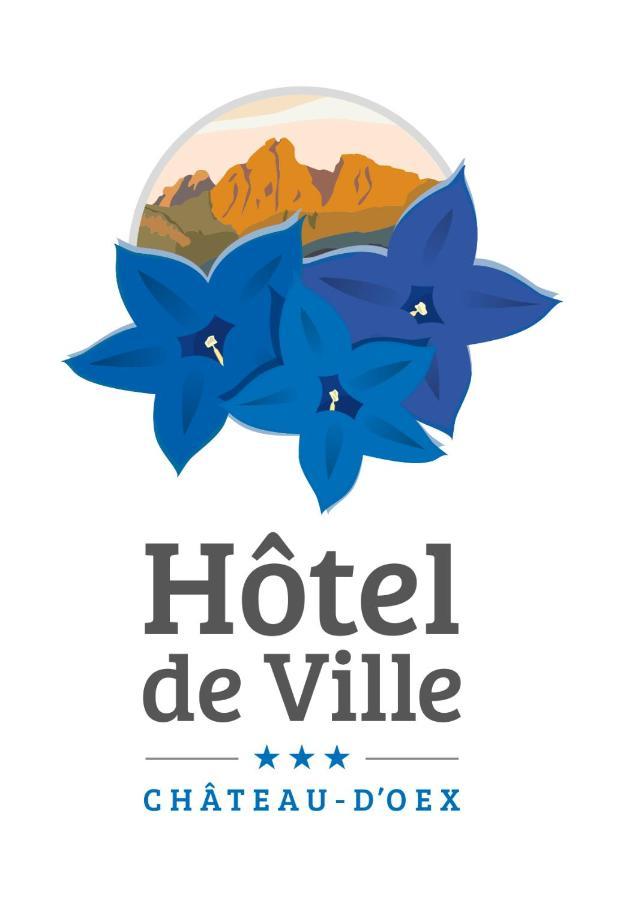 Hotel De Ville Chateau-d'Oex Dış mekan fotoğraf